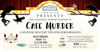 Cafe Murder - Murder Mystery Theatre and Afternoon Tea primary image