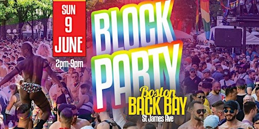 Back Bay /Stuart St Block Party for Pride in Boston  primärbild
