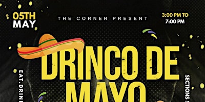 Imagem principal do evento Drinko De Mayo @The Corner
