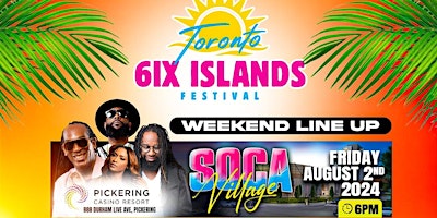 6ix Islands Festival ALL ACCESS WEEKEND VIP WRISTBAND primary image