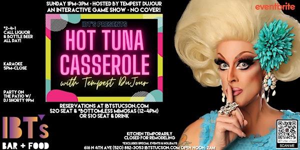IBT’s Sunday Funday • Hot Tuna Casserole • Hosted by Tempest Dujour