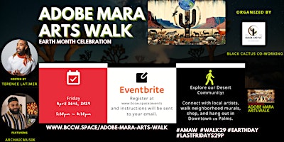 29 Palms Earthy Day Celebration Adobe Mara Arts Walk Celebrating Nature primary image