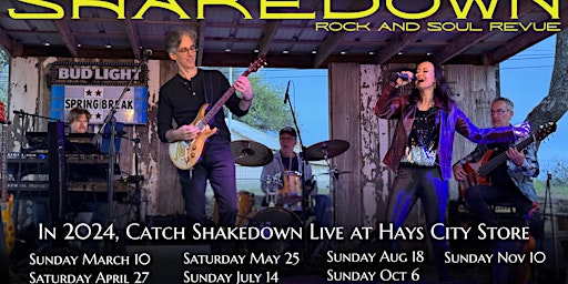 Shakedown Live at Hays City Store - April primary image
