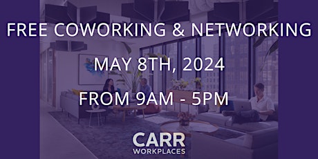 Free Coworking Day Pass @Carr Workplaces DTLA