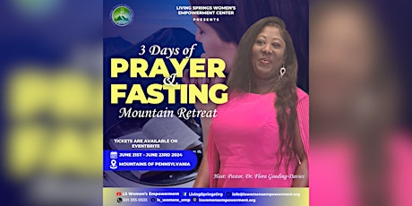 3 Days of Prayer & Fasting Mountain Retreat