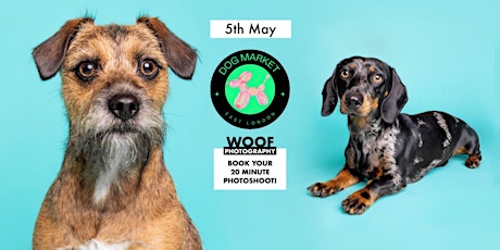 Dog Photoshoot with Woof Photography at the East Lonon Dog Market, 5th May