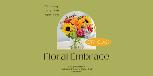 Imagem principal do evento Floral Embrace DIY Flower Class