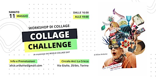 Immagine principale di Collage Challenge @ World Collage Day | Workshop di Collage 