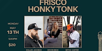 Primaire afbeelding van Frisco Honky Tonk - Featuring Dalles Jacobus, Devon Beck and Mitch Carter