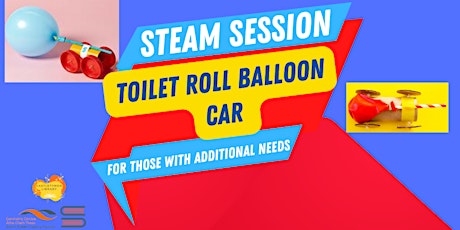 STEAM event: Toilet Roll Balloon Car for people with additional needs primary image