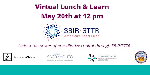 Imagen principal de Virtual Lunch & Learn: SBIR/STTR - Clean Economy