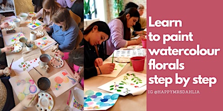 Watercolour Floral Painting Workshop - English