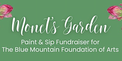 Primaire afbeelding van Paint and Sip Fundraiser for The Blue Mountain Foundation for the Arts