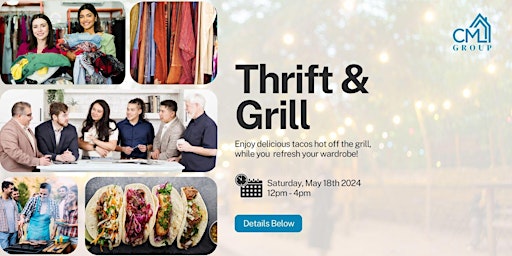 Imagem principal do evento Thrift and Grill with CML Group