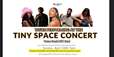 Tiny Space Concert at Tha Spot DTX primary image