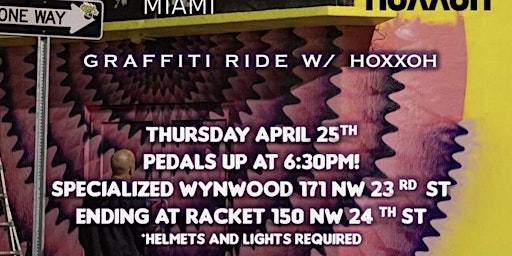 Imagem principal do evento Specialized x Racket Miami Graffiti Ride