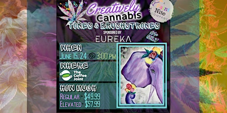 Creatively Cannabis: Tokes & Brushstrokes  (420 Smoke and Paint) 6/15/24