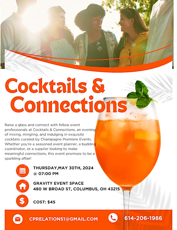 Cocktails & Connections: Mix and Mingle with Champagne Premiere Events