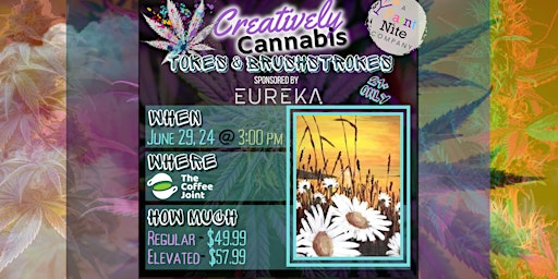 Creatively Cannabis: Tokes & Brushstrokes  (420 Smoke and Paint) 6/29/24 primary image