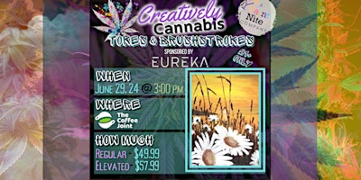 Hauptbild für Creatively Cannabis: Tokes & Brushstrokes  (420 Smoke and Paint) 6/29/24