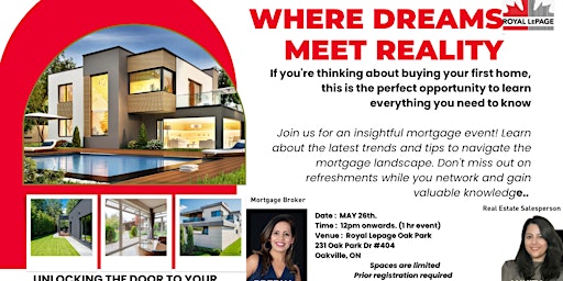 Hauptbild für Where Dreams Meet Reality - First time home buyer