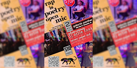 Rap is Poetry Open Mic Night @ Galactic Panther Art Gallery
