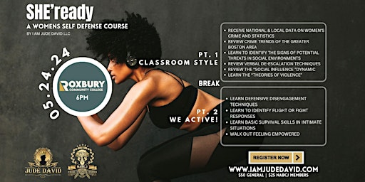 SHE'ready: A Women's Self Defense Course primary image