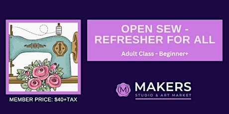 Open Sew - Refresher