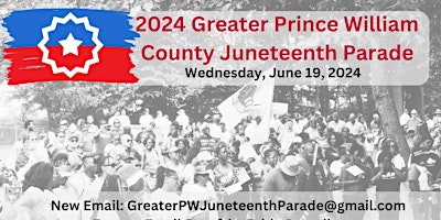 Imagem principal do evento 4th Annual Greater PW Juneteenth Parade!