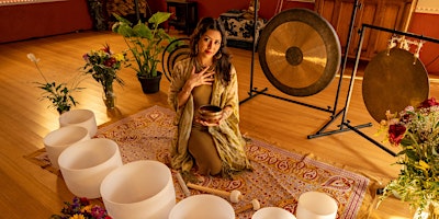 Primaire afbeelding van Heart Frequency: Cacao Rose Ceremony & Soundbath with Maryzelle