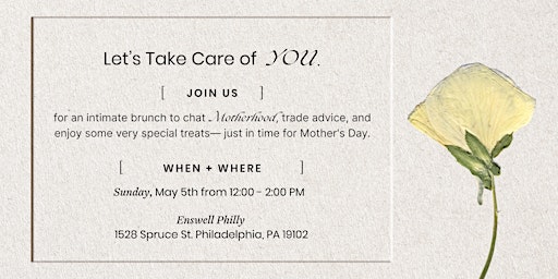 Imagem principal de Taking Care Of You Mother's Day Brunch | Philadelphia