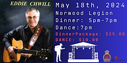 Hauptbild für Norwood Legion presents Eddie Chwill in Concert.