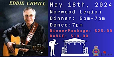 Imagem principal do evento Norwood Legion presents Eddie Chwill in Concert.