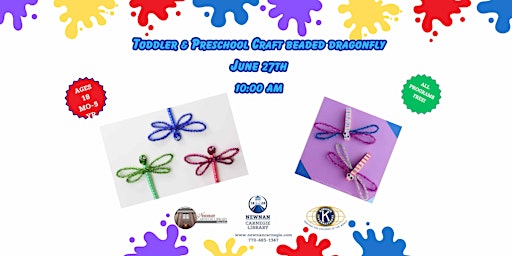 Imagem principal do evento Children's Craft Ages 18 months-5 years