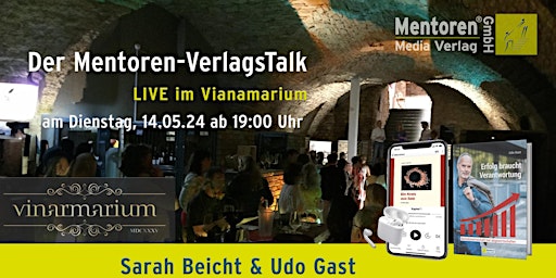 Hauptbild für Der Mentoren-Verlagstalk Live -  Di. 14.05.24
