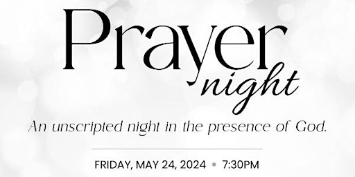 Hauptbild für Prayer Night