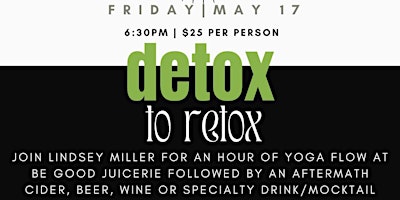 Imagem principal do evento Detox to Retox