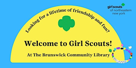 Girl Scouts at the Brunswick Community Library!
