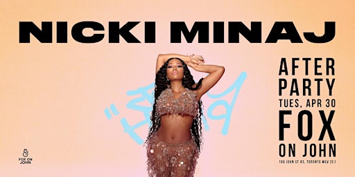 Nicki Minaj Pink Friday Gag City Tour After Party at Fox on John primary image