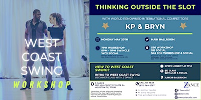 Hauptbild für KP & Bryn Intermediate West Coast Swing Workshop
