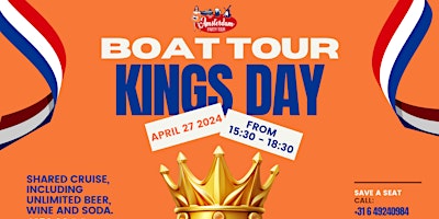 Image principale de Kings Day Party Boat