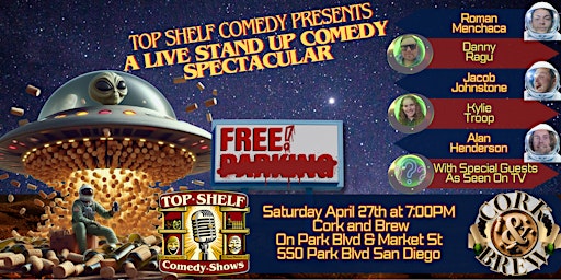 Imagem principal de Top Shelf Comedy Presents: Free Stand Up Comedy - East Village