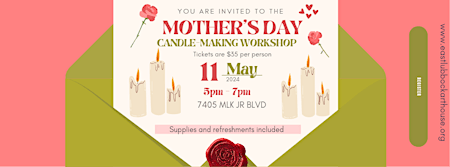 Image principale de Mother's Day Candle Making Workshop