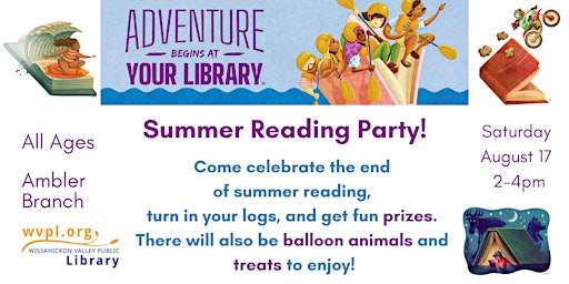 Summer Reading Party primary image