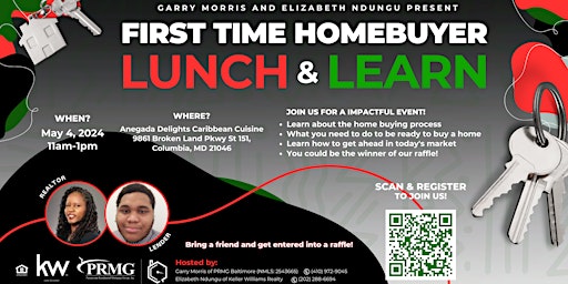 Image principale de First Time Home Buyer Lunch and Learn