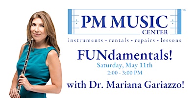 Primaire afbeelding van FUNdamentals! Flute Clinic with Dr. Mariana Gariazzo