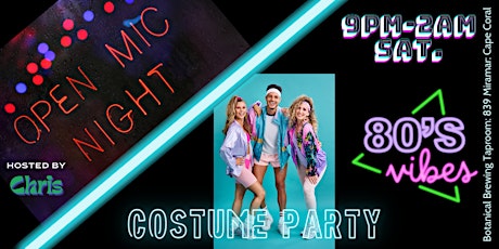 Open Mic 80's theme night at the BBCO Taproom.