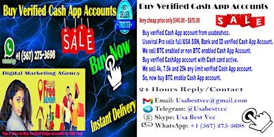 Primaire afbeelding van How To Buy Verified Cash App Account Fast - Only $400