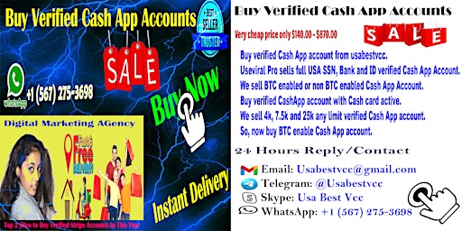 Image principale de How To Buy Verified Cash App Account Fast - Only $400