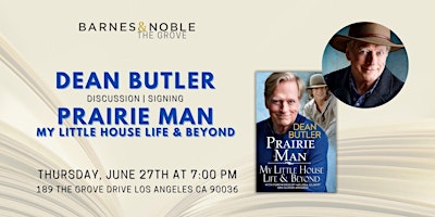 Dean Butler discusses PRAIRIE MAN at B&N The Grove primary image